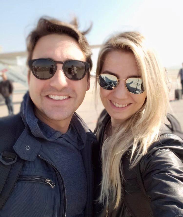 Cris Fachini e Filipe Araujo